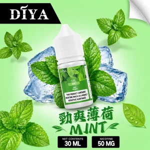 DIYA煙油｜30ml/30mg｜15款口味 勁爽薄荷 50mg/ml