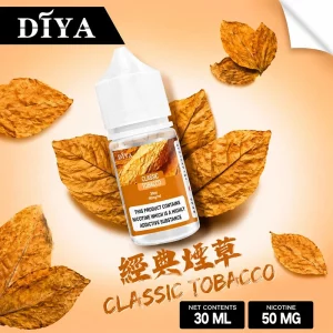 DIYA煙油｜30ml/30mg｜15款口味 經典煙草 50mg/ml