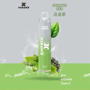 一次性電子煙 DIYA 7500口｜650mAh可充電｜1.2Ω網芯｜3%濃度｜口味-烏龍茶