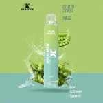 一次性電子煙 DIYA 7500口｜650mAh可充電｜1.2Ω網芯｜3%濃度｜口味-綠豆